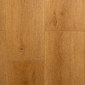 Golden oak luxury vinyl tile (LVT) flooring sample with realistic wood grain finish